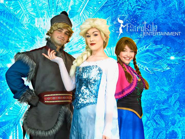 Hire Frozen Princesses for parties and events in Detroit Chicago and Grand Rapids