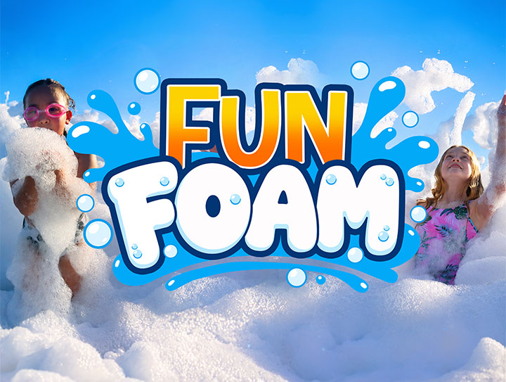 Fun Foam Party from Fairytale Entertainment. Music, games, beach balls, and mountains of foam create unforgettable memories for guests of all ages.