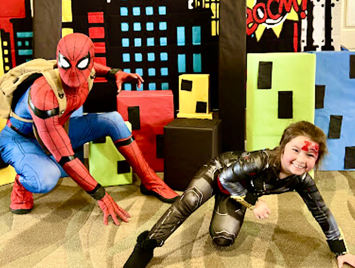 Live Superhero Show for Kids in metro detroit and chicago