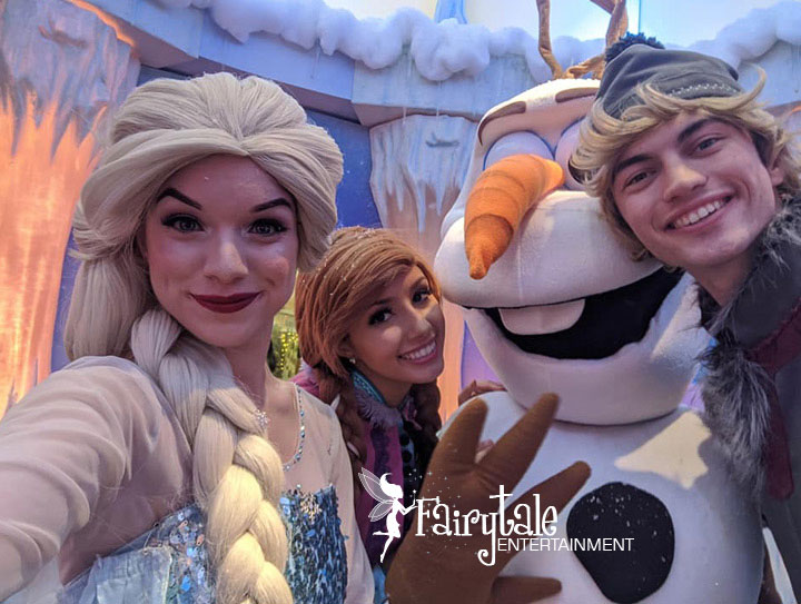 frozen characters hire elsa for birthday party