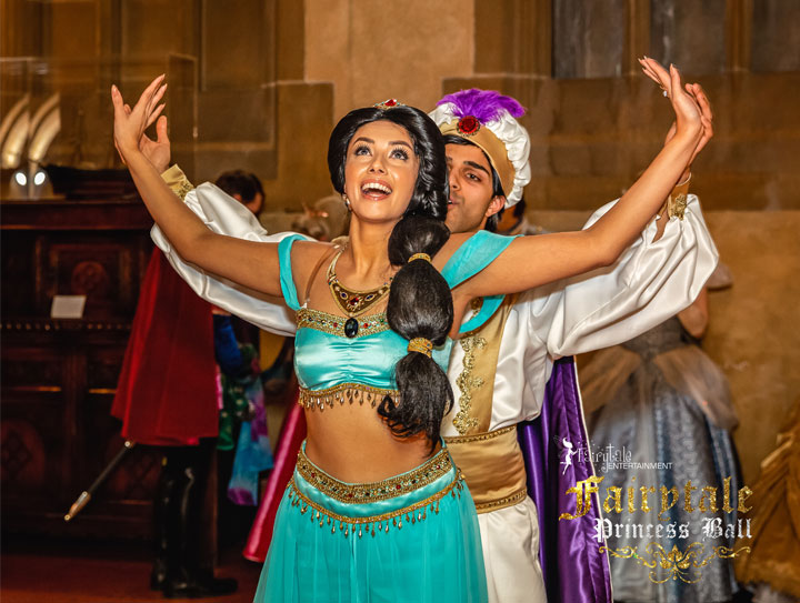 Hire Jasmine and Aladdin Characters for Kids Party