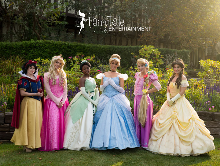 princess characters for parties and events