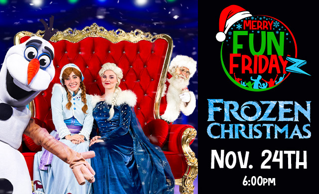Frozen princesses elsa and anna party characters in clarkston michigan with santa claus in metro detroit