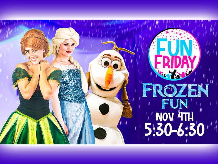 frozen princess party characters live performance in clarkston michigan at the indoor playground fairytale fun place