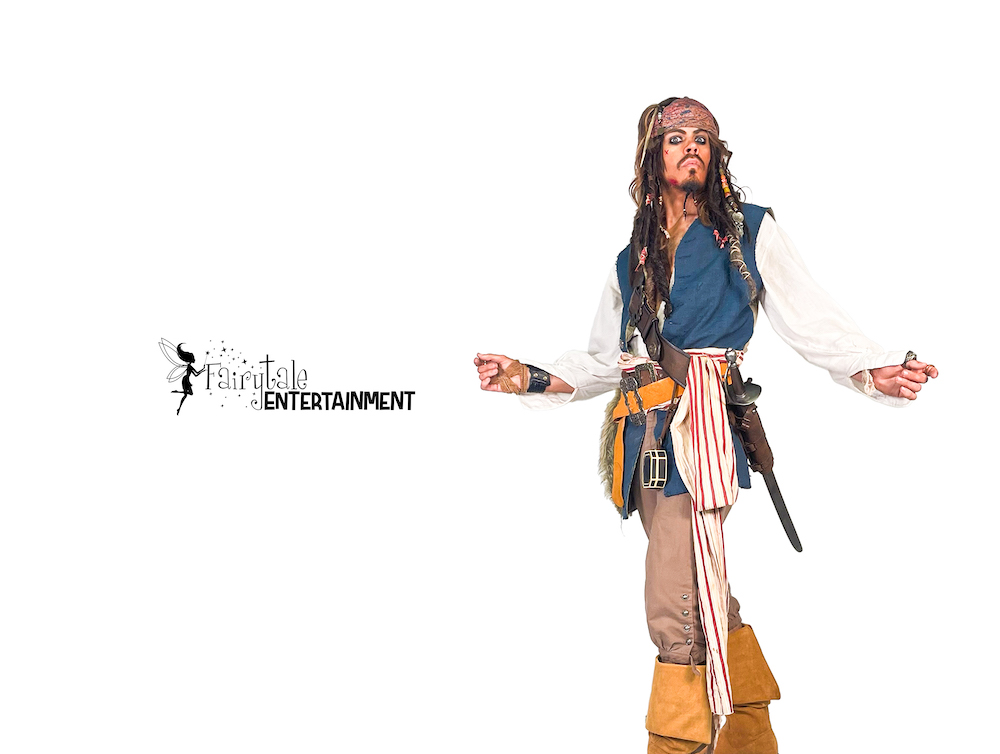 Pirates of the Caribbean party characters for hire