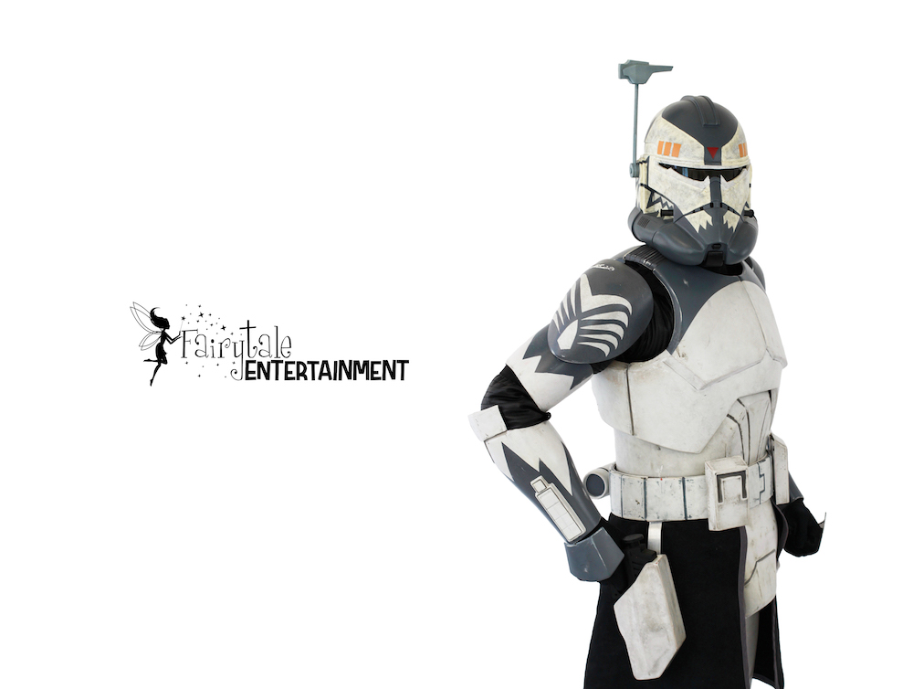 stormtrooper strolling performer