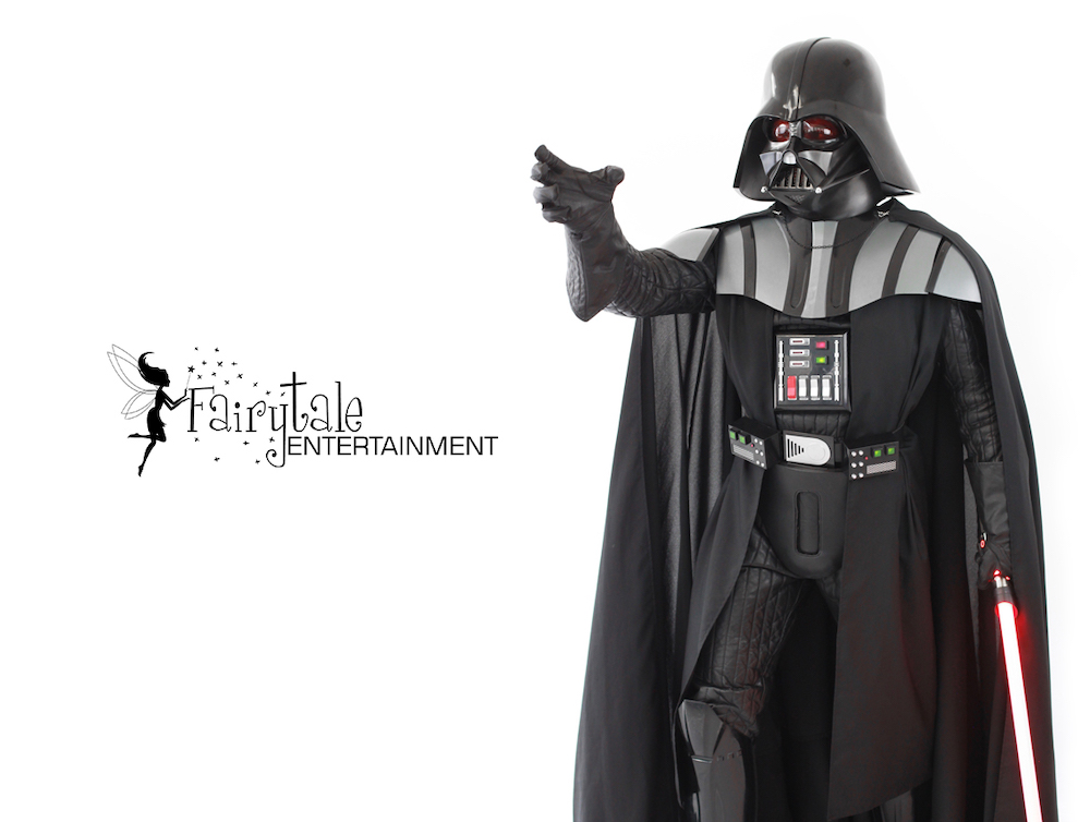 rent darth vader for kids birthday party