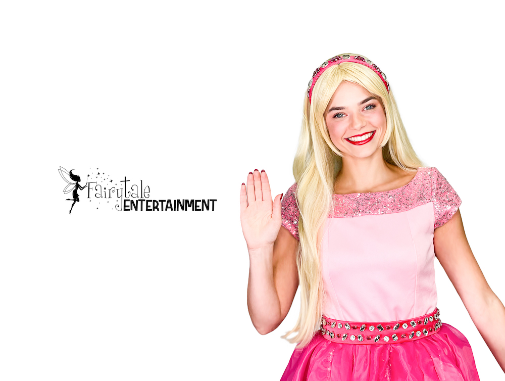 rent barbie or hire a princess party character for kids birthday in detroit and chicago
