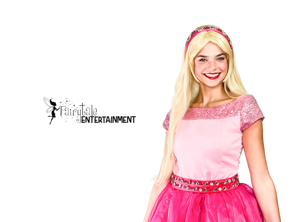 rent barbie or hire a princess party character for kids birthday in detroit and chicago