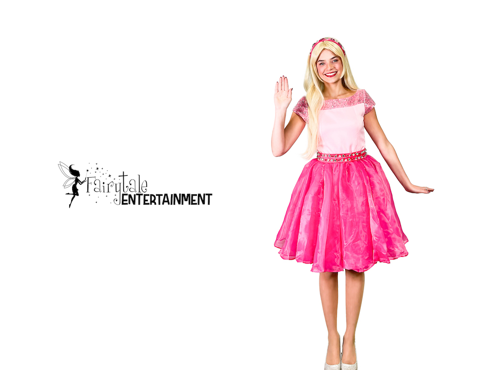 rent barbie or hire a princess party character for kids birthday in detroit and chicago