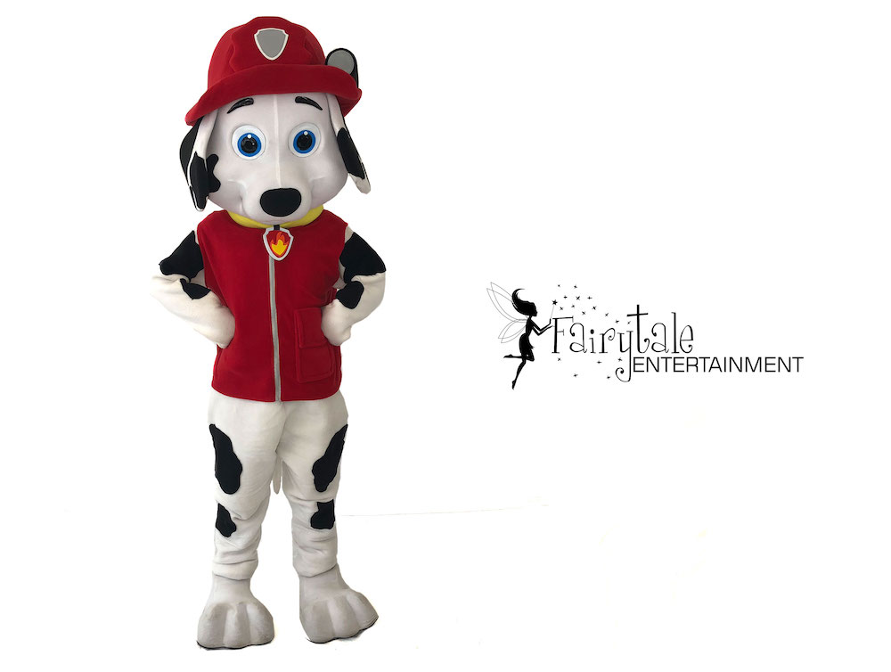 rent marshall from paw patrol for kids party in grand rapids michigan, paw patrol marshall party character for hire