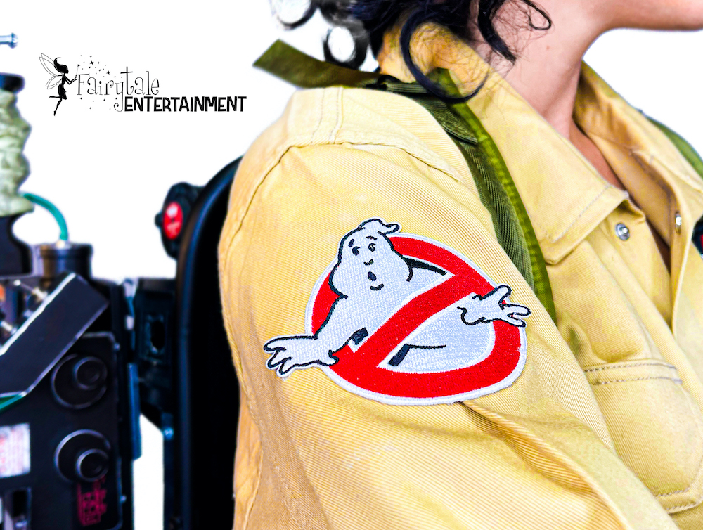 hire ghostbusters strolling halloween performers, rent ghostbuster party characters for halloween party, ghostbusters roaming halloween entertainers