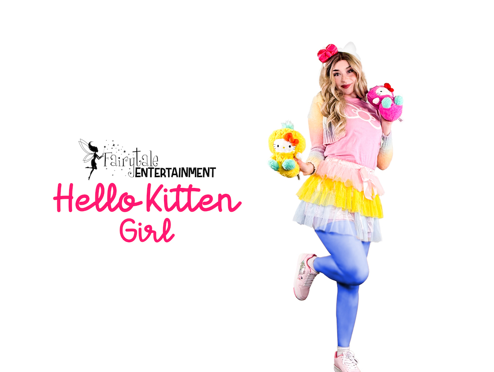 rent hello kitty party character for kids birthday party in metro detroit and chicago