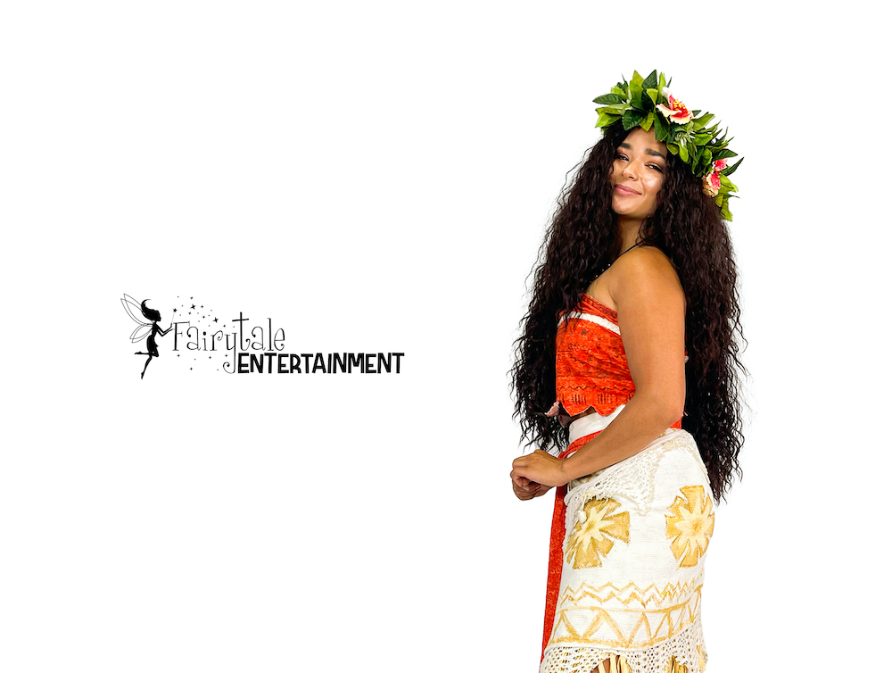 Moana Character For Hire Princess Party Fairytale Entertainment