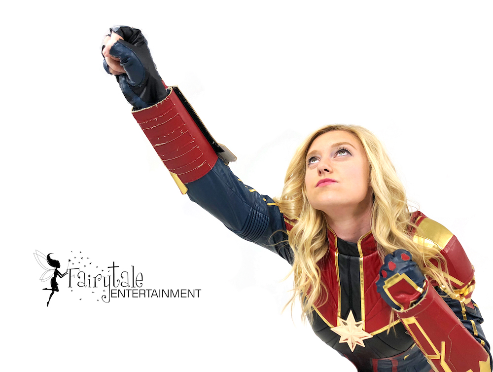 Captain Marvel Birthday Party Character for Rent