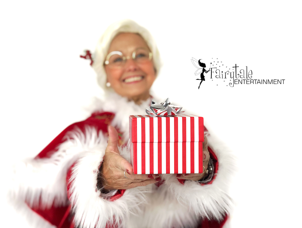 rent mrs claus for christmas holiday party, hire santa and mrs claus for holiday event