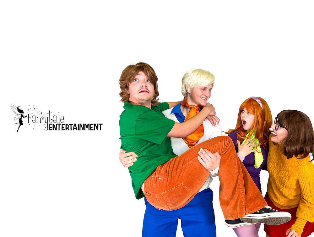 Hire scooby doo and the mystery gang characters for birthday parties and special events in detroit and chicago