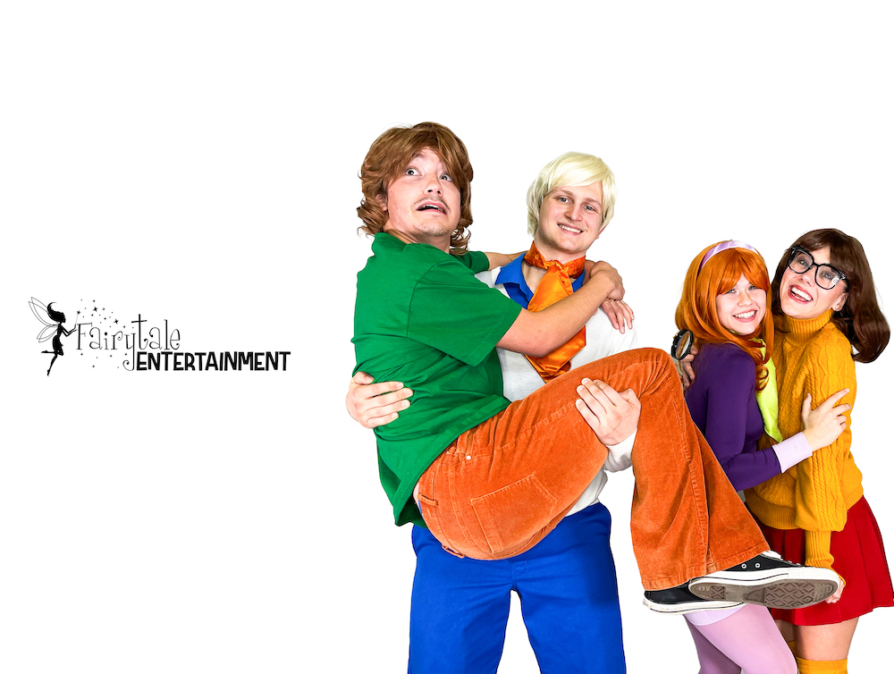 Hire scooby doo and the mystery gang characters for birthday parties and special events in detroit and chicago
