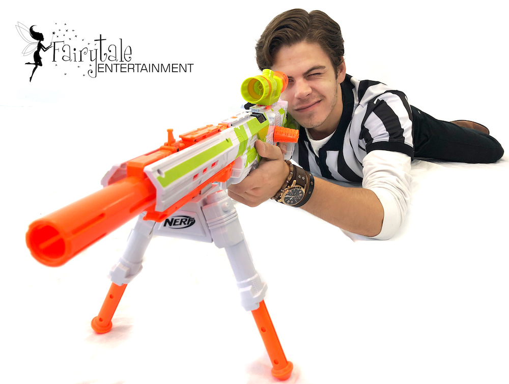 Nerf War Party Locations in Grand Rapids, party characters for hire