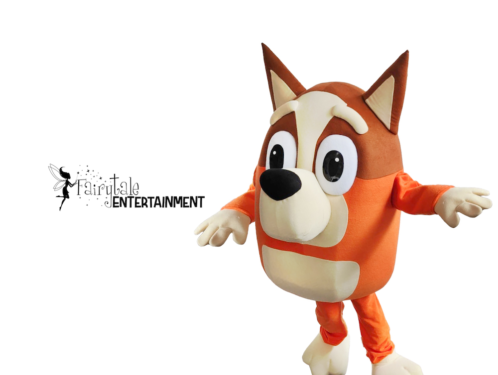 hire bingo and bluey for kids birthday party in detroit and chicago