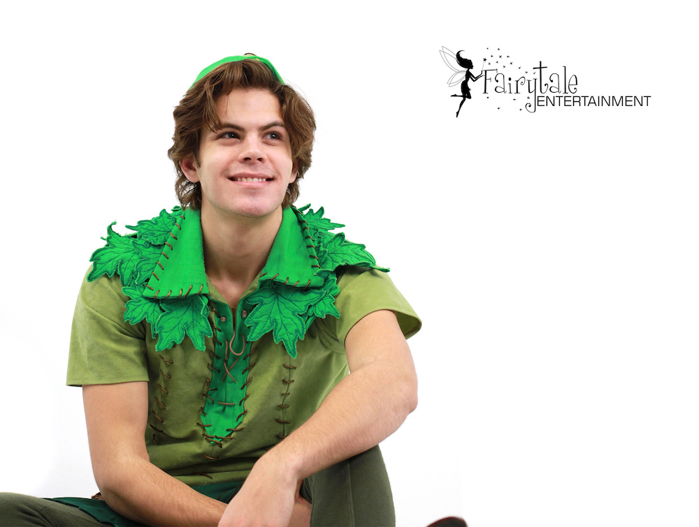 peter pan character entertainer for kids birthday party in Byron Center
