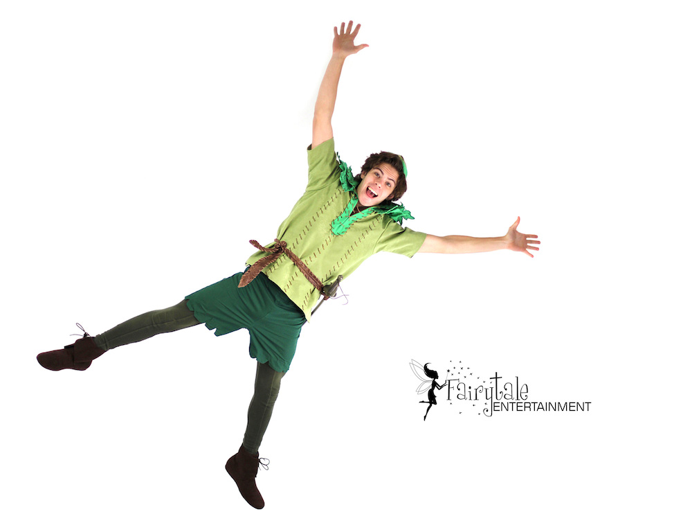 peter pan character entertainer for kids birthday party in Auburn Hills
