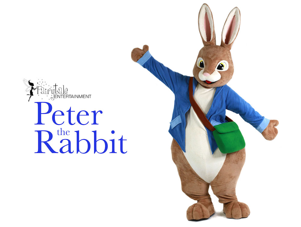 peter rabbit movie character for hire