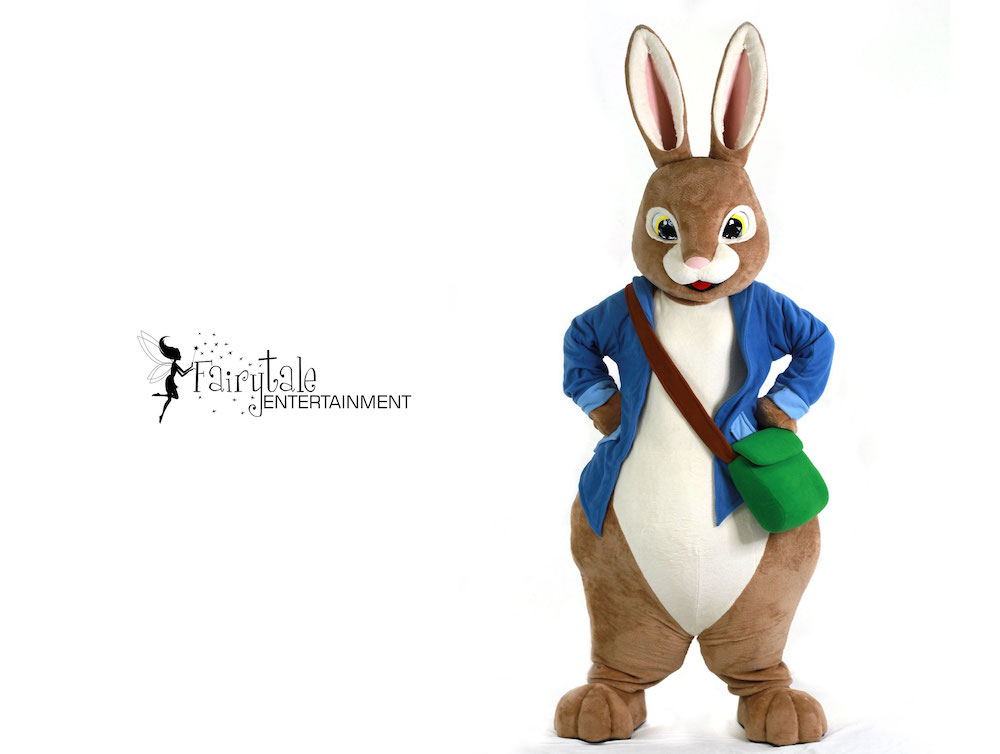 hire peter rabbit character for kids