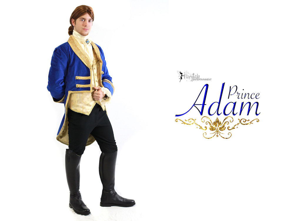 Hire Prince Adam Character Performer for Kids, Hire Prince Adam and Belle for Kids Party