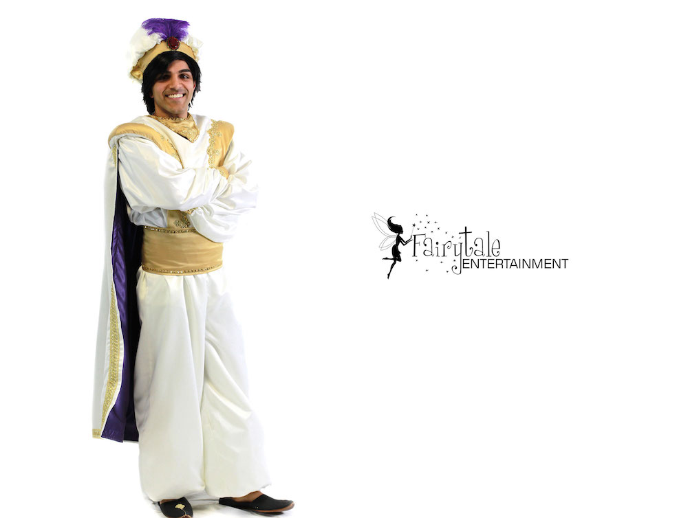 Aladdin Character Performer, Hire Aladdin Entertainer for Kids Parties, Rent Aladdin and Jasmine for Kids Birthday Party