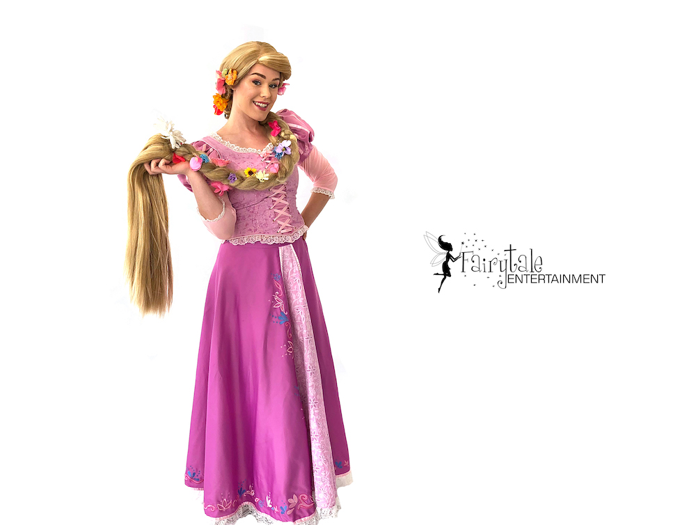 rapunzel princess party character entertainment for birthday party