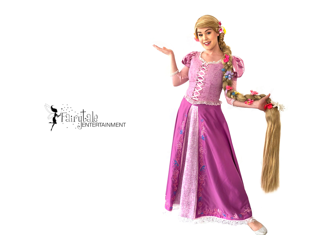 rapunzel birthday party character visit