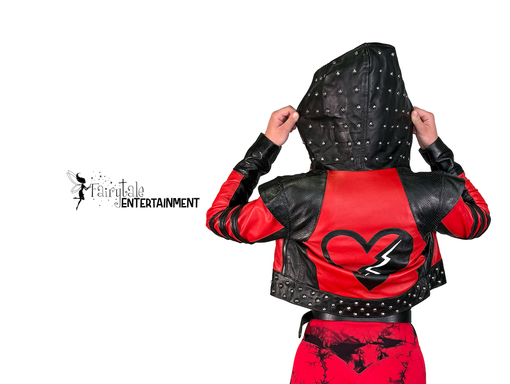 rent red descendants party character for kids birthday and special events in detroit and chicago