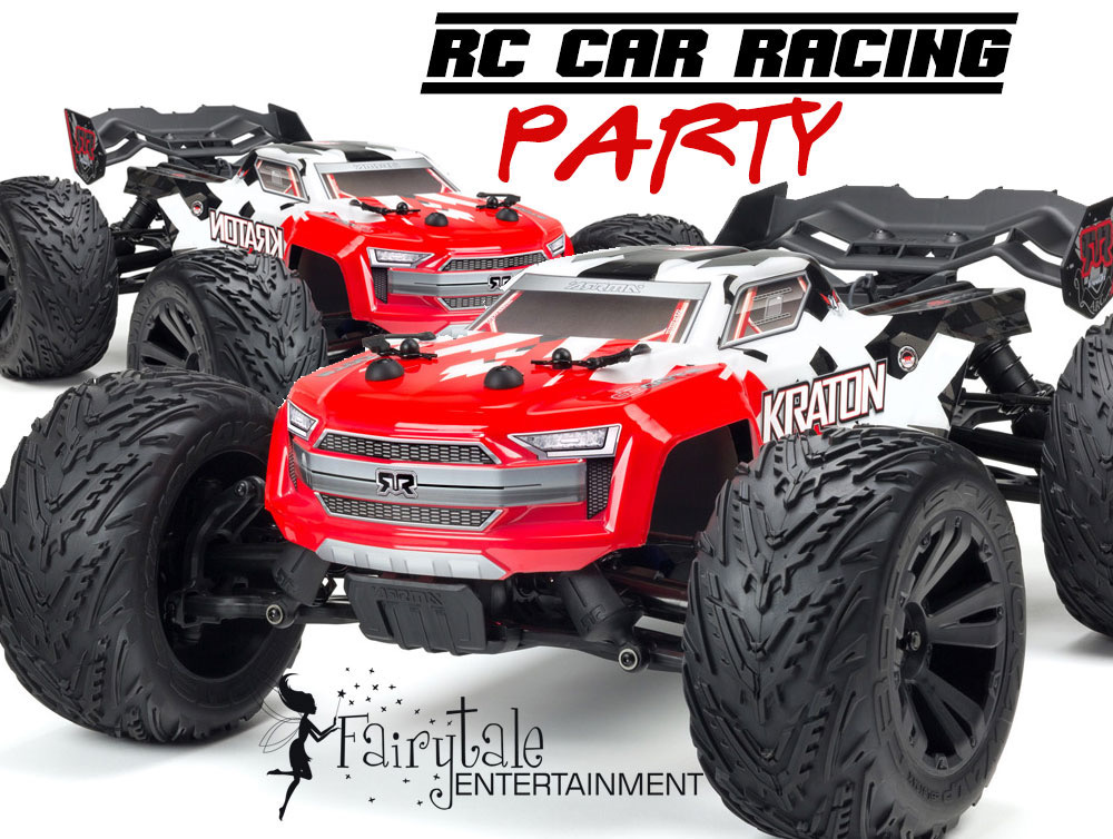 outdoor rc car racing party package for kids birthdays and corporate entertainment