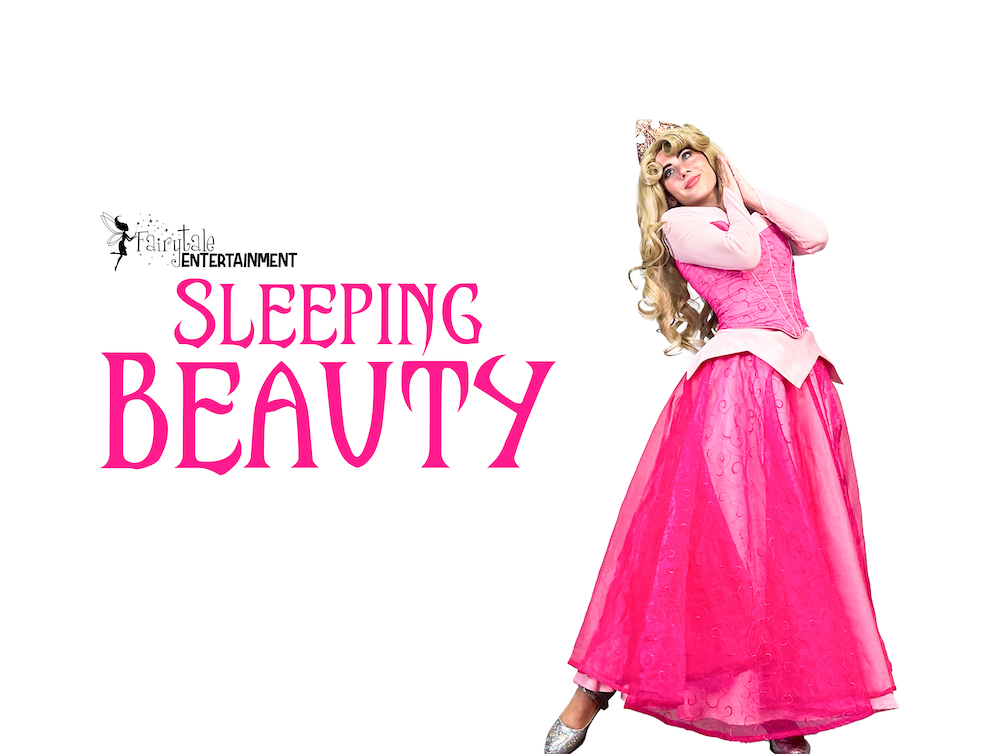 rent sleeping beauty princess party character for kids