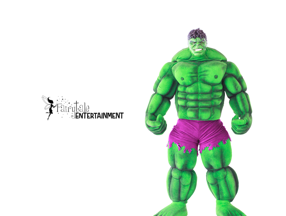 Hulk Birthday Party Characters, Hire Hulk Character for Superhero Party