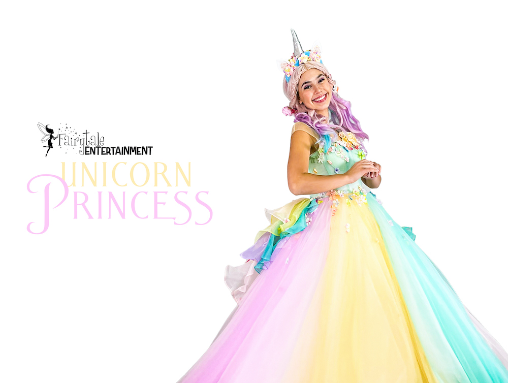 Unicorn Princess Party Character