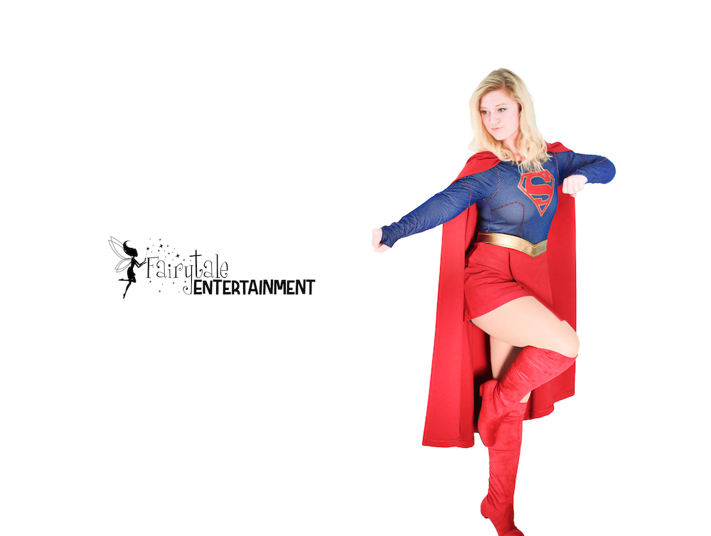 supergirl theme birthday party character