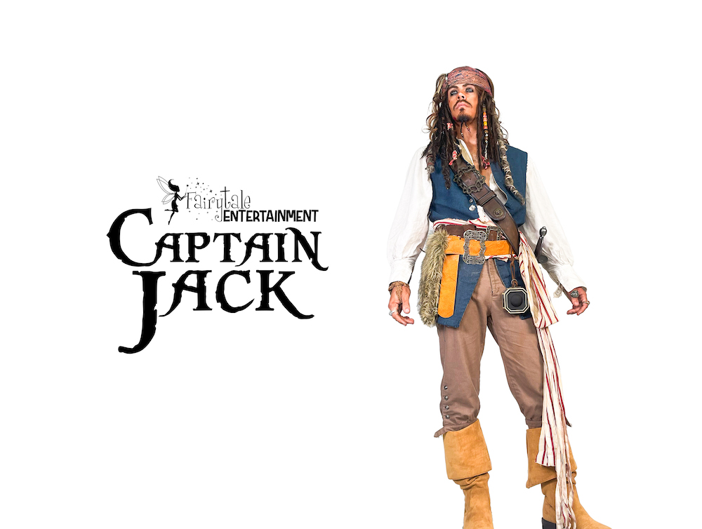 Hire Jack Sparrow Pirate Party Character for Kids