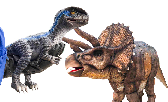 Walking dinosaur rental for a kids birthday party or special event in Auburn Hills, MI and Naperville, IL. Rent a Triceratops dinosaur for parties and events.