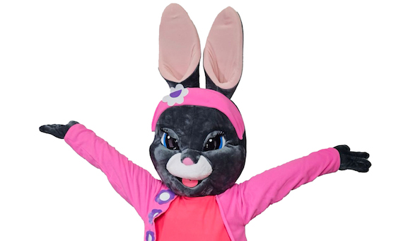 lady rabbit from peter rabbit movie for kids birthday parties in detroit and chicago