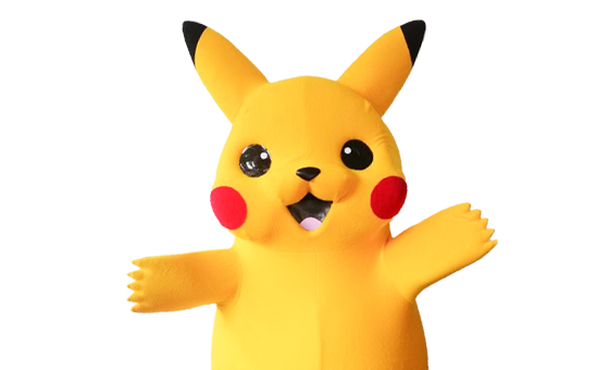 pokemon pikachu party character for hire for kids birthday party in detroit and chicago