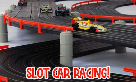 Classic RC Slot Car Racing Party