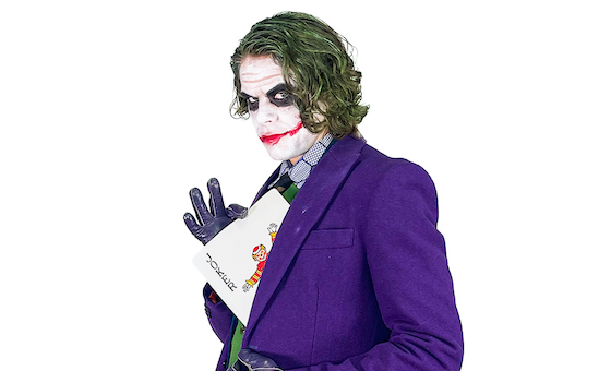 Joker for Hire in aurbun hills Michigan, Joker for Hire in Naperville Illinois,Joker for Hire Byron Center in Grand Rapids