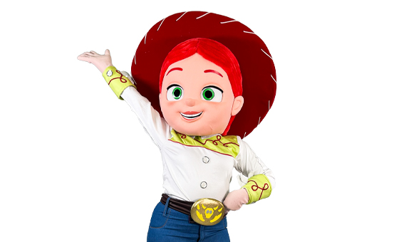 Rent Jessie toy story characters for kids birthday parties in michigan and illinois
