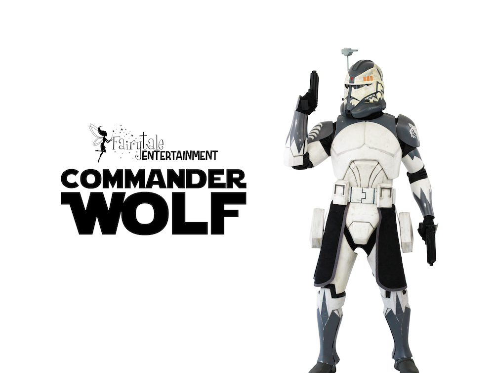 rent star wars commander wolf party character