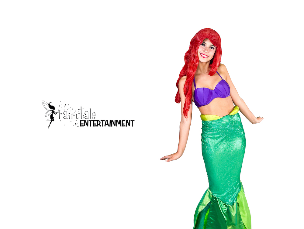 Little mermaid ariel princess party character for kids party
