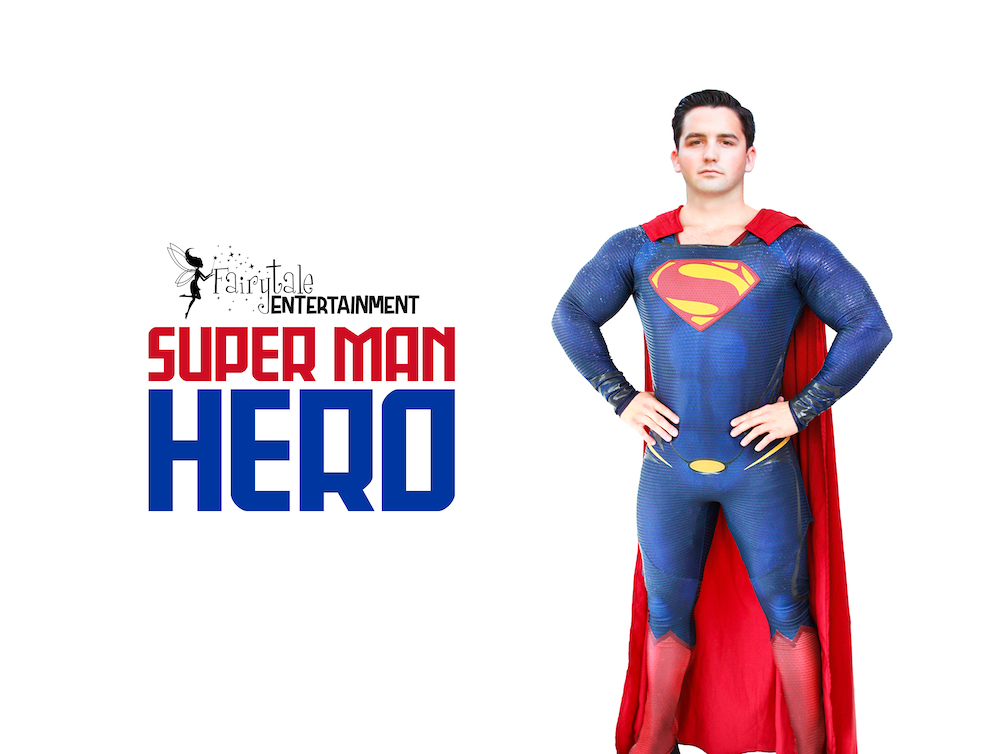 man of steel superhero party character