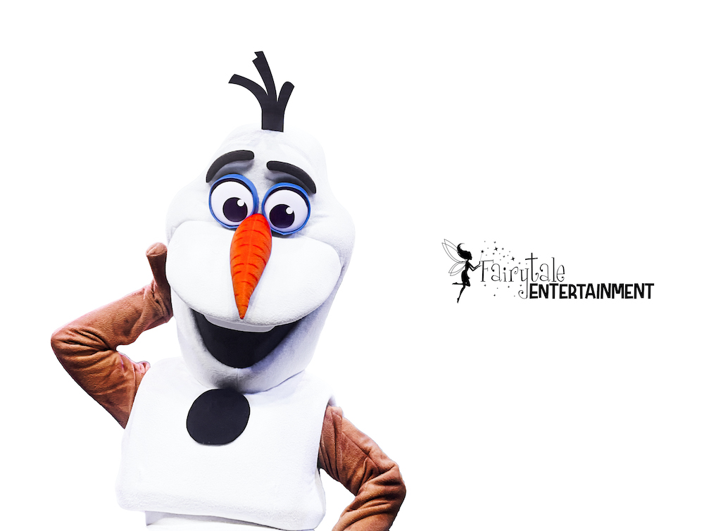  Frozen Party Characters for Hire, Rent Olaf the Snowman Character