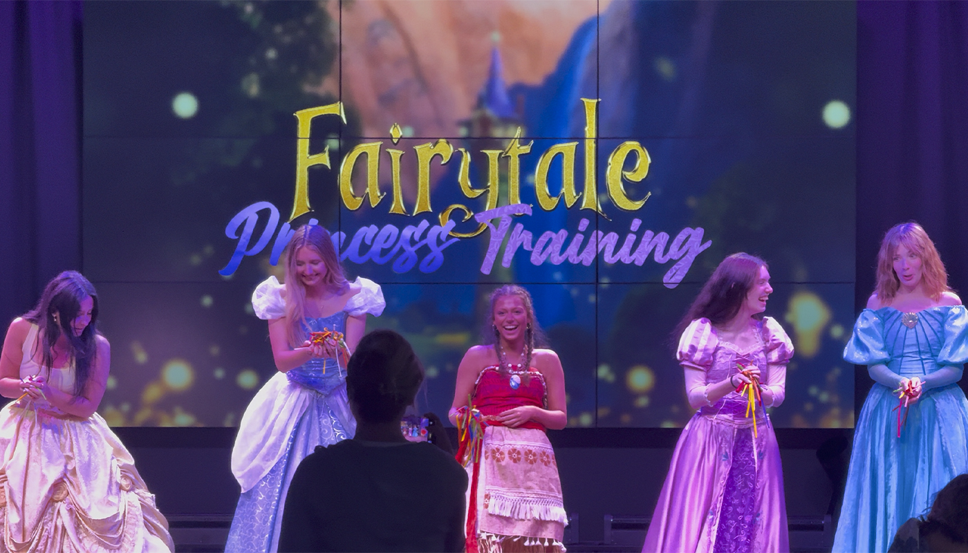 Fairytale Entertainment cast performing at a live event